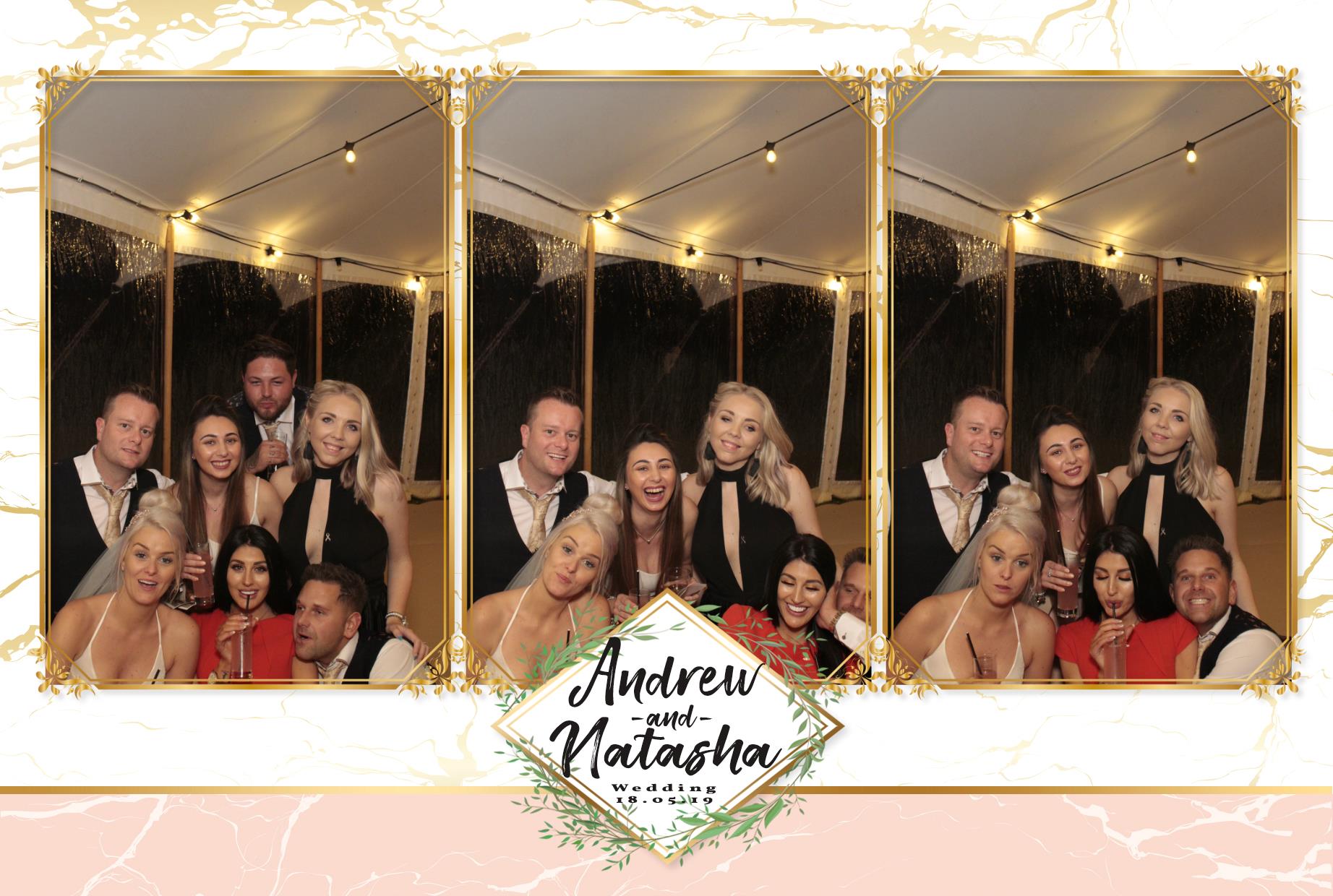Andrew & Natasha's Wedding  | View more photos from the event at gallery.myphotoboothexperience.co.uk/u/MyPhotoBoothExperienceLtd/Andrew-Natashas-Wedding